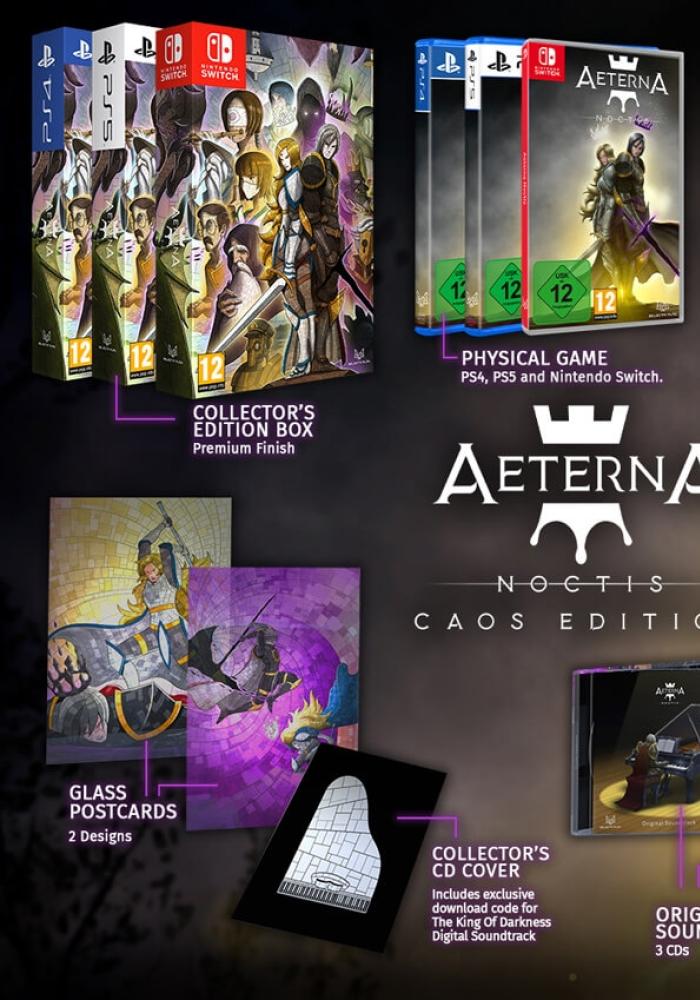 Aeterna Noctis CAOS Edition - Neuf Sous Blister - PS4 - Version EU Multilingue (FR/EN/DE/ES/IT/JP)