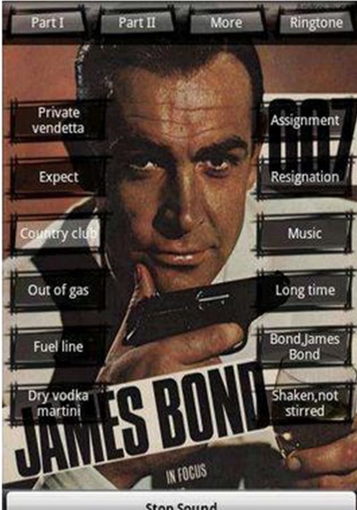 ♬ James Bond Ringtones