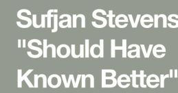 Sufjan Stevens, "Should Have Known Better" (Official Audio)