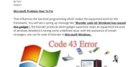 Microsoft windows error effect The familiar and dreaded of the "Microsoft Windows error" brings a wave of frustration
