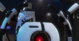 Auto, the rogue Axiom robot, featuring a menacing red eye and sleek design, from the animated movie Wall-E.