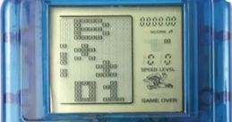Mini Game Player featuring classic Brick Game, showcasing a retro-style handheld gaming console with a vibrant blue design.