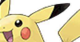 Pikachu joyfully poses, showcasing its iconic yellow color and signature tail, perfect for "Pokemon Snap" adventures.