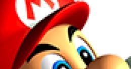 Mario's cheerful expression and iconic red cap from Mario Golf 64, celebrating classic gaming nostalgia and adventure.