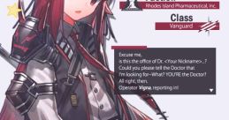 Vigna (Arknights, Japanese - CV: Asami Shimoda)