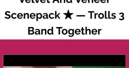 Velvet and Veneer (Trolls Band Together, crepe)