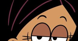 Ronnie Anne Santiago from The Loud House and The Casagrandes, sporting a purple hoodie and a playful smile.