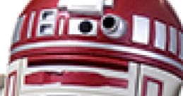 R4-P17 droid from Star Wars featuring iconic red and white panels, associated with Obi-Wan's adventures in the galaxy.