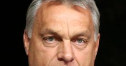 Viktor Orbán, Hungarian politician, wearing a suit and blue tie, presenting a serious expression at a public appearance.