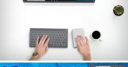 Literally just a keyboard typing