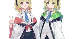 Saiba Momoi and Saiba Midori (Blue Archive)
