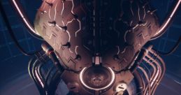 Vega from Doom Eternal, showcasing advanced technology and intricate machinery in a futuristic setting.