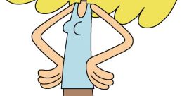 Lori Loud from The Loud House, smiling confidently in casual attire with hands on hips, showcasing her vibrant personality.