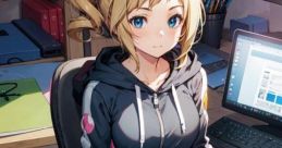 Inori Aizawa-Internet Explorer-tan (Microsoft)