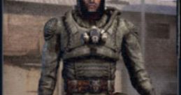 Stalker Bandit Voice character in tactical gear, armed and ready, navigating a post-apocalyptic landscape.