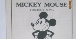 Mickey Mouse 1929, singing