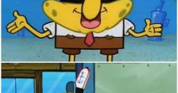 SpongeBob (Opposite Day-Squidward impression)