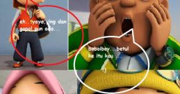 Bagogo (Malay Cartoon Character) From Boboiboy Mangio-crepe