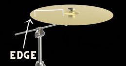 Blow cymbal