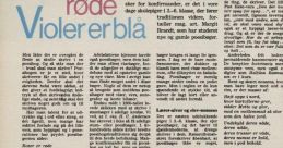 Roser er røde violer er blå lasse