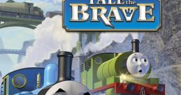 Thomas and Friends book cover featuring Thomas and Percy in "Tale of the Brave," showcasing their adventurous spirit.