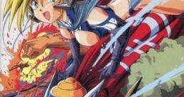 Vibrant cover art for "Mokkoriman RPG," featuring dynamic characters and action elements in an anime style.