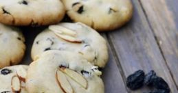 Black raisin cookie