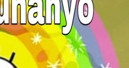 Colorful cartoon scene featuring a character with a joyful expression, vibrant rainbow, and the text "Chupapi" in bold letters.