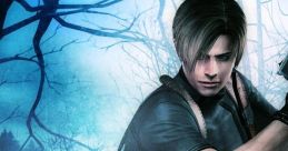Leon S. Kennedy prepares for danger in eerie woods, embodying the suspenseful essence of Resident Evil 4. Trust no one.