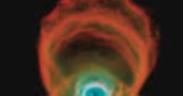 Colorful nebula resembling sound waves, illustrating the unique auditory experience of the Original Binaural Effects Library.