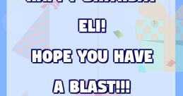 Eli’s Birthday Button!
