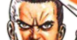 Dynamic portrayal of Robert Garcia from "Art of Fighting," showcasing his fierce expression and fighting spirit.