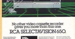 RCA SelectaVision 80's Advertising Video Phrases