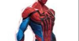 Spider-Man in a striking red and blue suit, poised in a heroic stance, showcasing strength and agility in a Marvel setting.