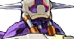 Colorful character from Star Gladiator wearing a stylized helmet and armor, showcasing a unique sci-fi warrior design.