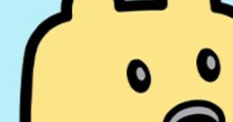Wubbzy, the cheerful yellow character, smiles against a light blue background, embodying fun and friendship.