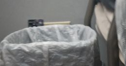 Trash can with a plastic liner, symbolizing the need to let go of past relationships for a healthier first bound relationship.