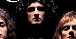 Legendary rock band Queen poses dramatically, embodying the spirit of "Bohemian Rhapsody" with iconic theatrical flair.