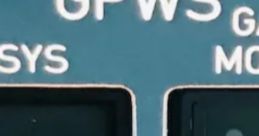 Close-up of Boeing GPWS controls, highlighting OFF switches for ground proximity warning systems and alarms functionality.
