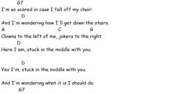 Stealers Wheel - Stuck In The Middle With You Song Generator Generate a song in the style of Stuck In The Middle With You.