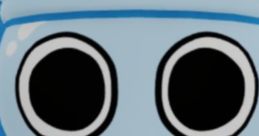 Cheerful blue character with large eyes and an orange outfit, representing Finn Dandy's World in the Tooniverse.