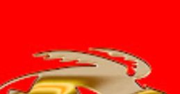 Golden logo featuring a stylized creature against a vibrant red background, symbolizing Wormwood's unique identity.