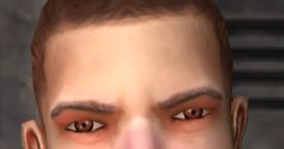 Duncan, a member of -Drousputs, showcasing a determined expression and distinct facial features in a video game setting.