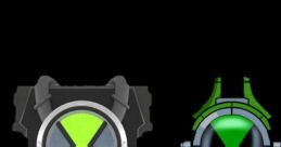 Race Against Time and Alien Swarm Omnitrix designs showcasing unique green effects and iconic transformation symbols.
