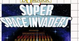 Super Space Invaders - Video Game Video game from Super Space Invaders for Master System. Published by Domark (1991).