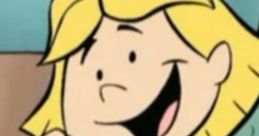 Emily Elizabeth from "Clifford the Big Red Dog" cartoon, smiling and wearing a pink blouse, showcasing her cheerful personality.