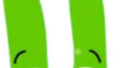 Cute green cartoon character with big eyes and long ears, exuding a playful and friendly vibe. Ideal for kids' content.