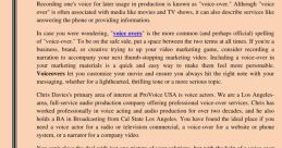 Animating Your Message - Jenn Morris Provides Multifaceted Voice Overs That Enthrall and Mesmerize Type your text to hear it