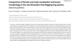 Juvenile Adult Female, Female and Male Juvenile Vocalization in Mandarin