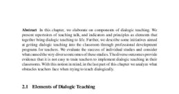 Dialogic, Educational, Organizational, and Promotional